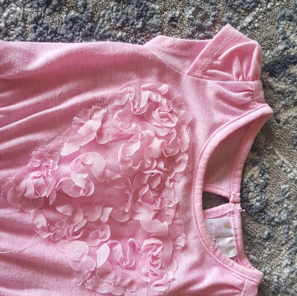 Pink Ruffle Dress - Picture 2 of 3